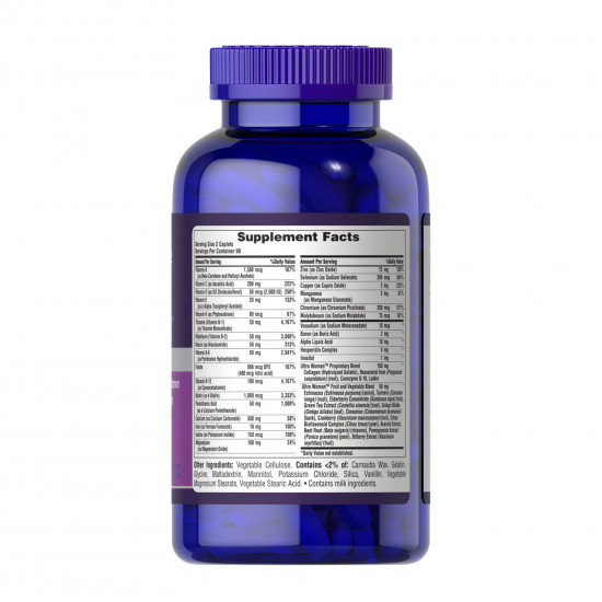 Puritans Pride Ultra Woman™ Daily Multi Timed Release with Zinc - 180 caps 2023-10-4589