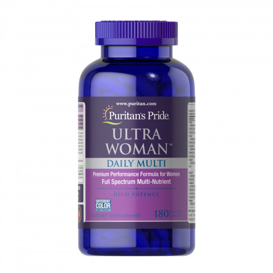 Puritans Pride Ultra Woman™ Daily Multi Timed Release with Zinc - 180 caps 2023-10-4589