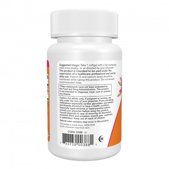 Now Foods VIT D-3 50,000 IU - 12 sgels 2023-10-6709
