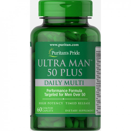 Puritans Pride Ultra Man™ 50 Plus - 60 Caplets 100-41-2969026-20