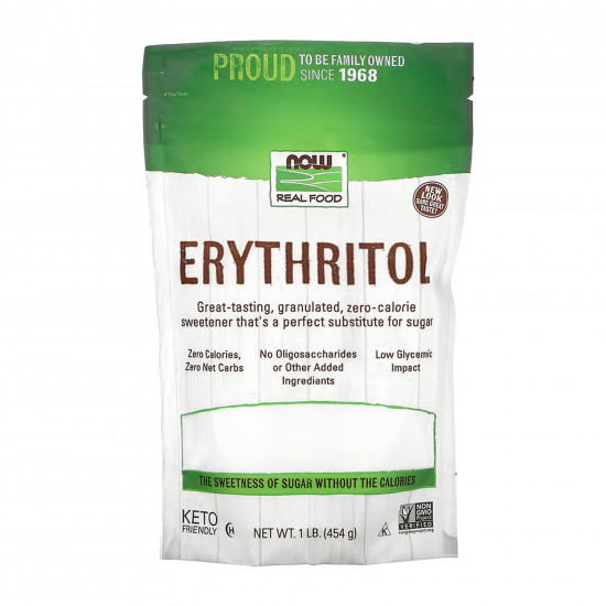 Now Foods Erythritol - 454g 2023-10-5838