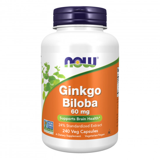 Now Foods Ginkgo Biloba 60mg - 240 vcaps 2022-10-2644