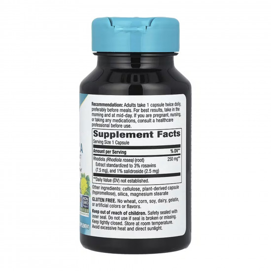 Nature's Way Rhodiola Rosea - 60 vcaps 2023-10-6403