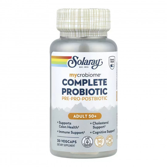 Solaray Complete Probiotic Adult 50+ - 30 vcaps 2024-11-0254
