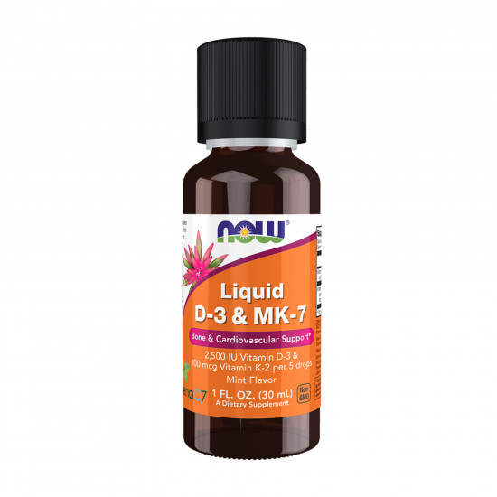 Now Foods Liquid Vit D-3 & MK-7 - 30ml 2022-10-1426 Now Foods Liquid Vit D-3 & MK-7 - 30ml 2022-10-1426