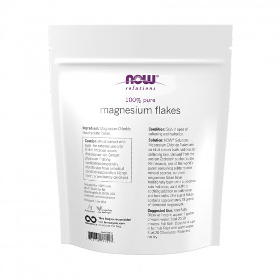 Now Foods Magnesium Flakes - 750g 2023-10-5839