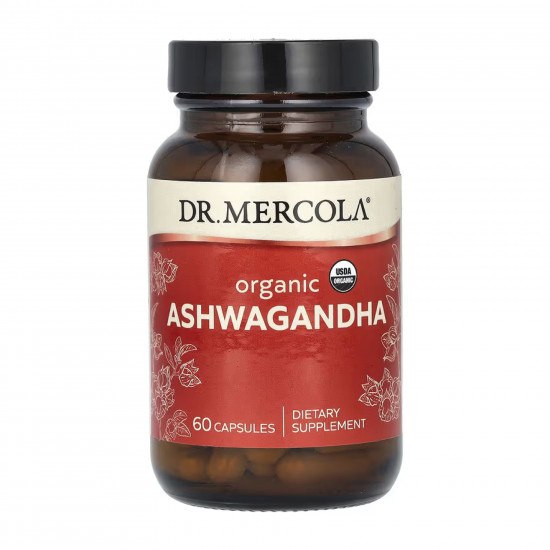 Dr. Mercola Organic Ashwagandha - 60 caps 2022-10-2452 Dr. Mercola Organic Ashwagandha - 60 caps 2022-10-2452