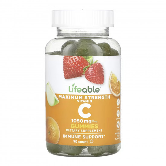 Lifeable Vitamin C 1050mg Adult - 90 gummies 2023-10-7299