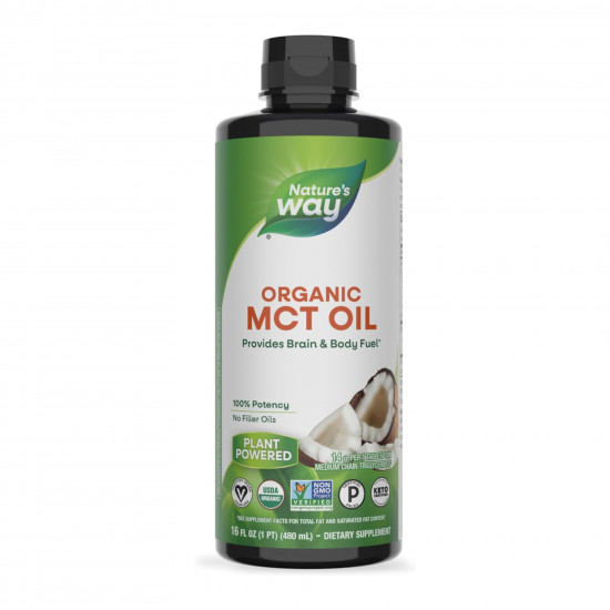 Nature's Way 100% Organic MCT Oil - 16 oz (До 09.26) 2024-11-0091