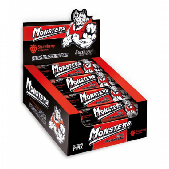 Monsters Strong Max - 80g x 20шт Strawberry 100-86-2384758-20 Monsters Strong Max - 80g x 20шт Strawberry 100-86-2384758-20