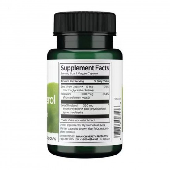 Swanson Beta-Sitosterol 320mg - 30 vcaps 2023-10-4317