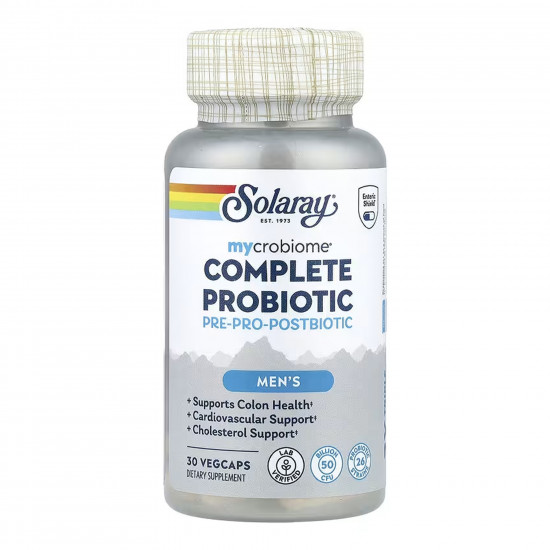 Solaray Complete Probiotic Men's - 30 vcaps 2024-11-0255