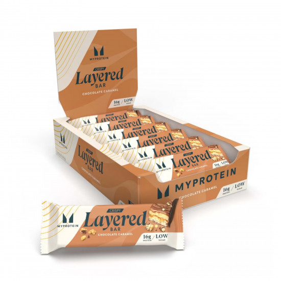 Myprotein Crispy Layered - 12x58g Chocolate Caramel (До 08.26) 2024-11-0303