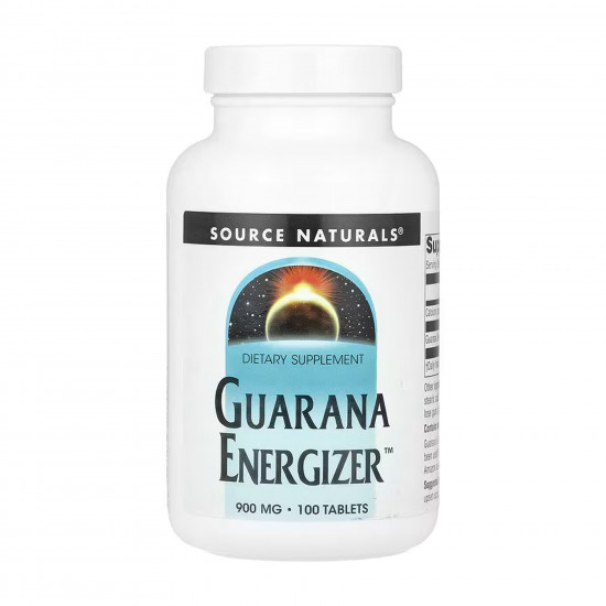 Source Naturals Guarana Energizer™ 900 mg - 100 tabs 2023-10-6602