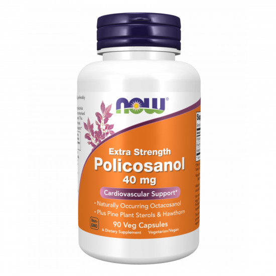 Now Foods Policosanol 40mg Plus - 90 vcaps 2022-10-2385