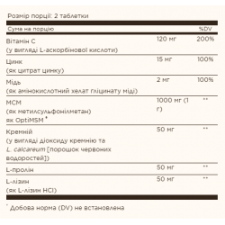 Skin Nails & Hair Advanced MSM - 120 tabs