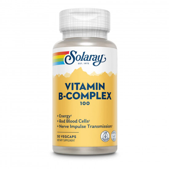 Solaray Vitamin B-Complex 100 - 50 vcaps 2023-10-2384