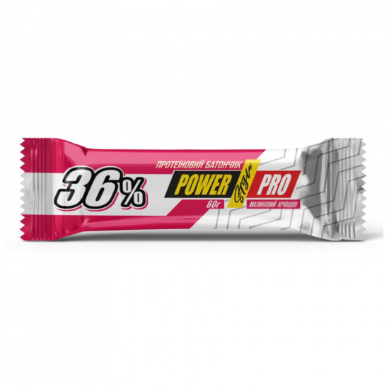 Protein Bar 36% - 20х60g Raspberry Crushon Protein Bar 36% - 20х60g Raspberry Crushon