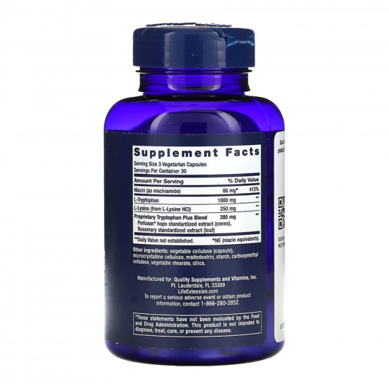 Life Extension Optimized Tryptophan Plus - 90 vcaps 2023-10-3878