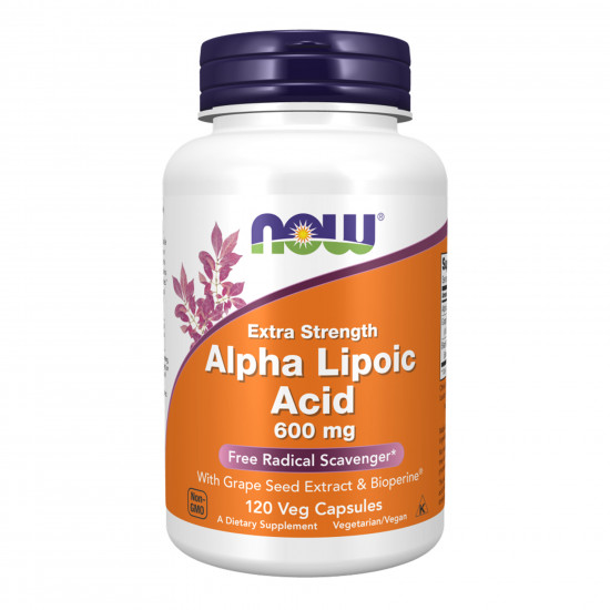 Now Foods Alpha Lipoic Acid 600mg - 120 caps 2023-10-5841