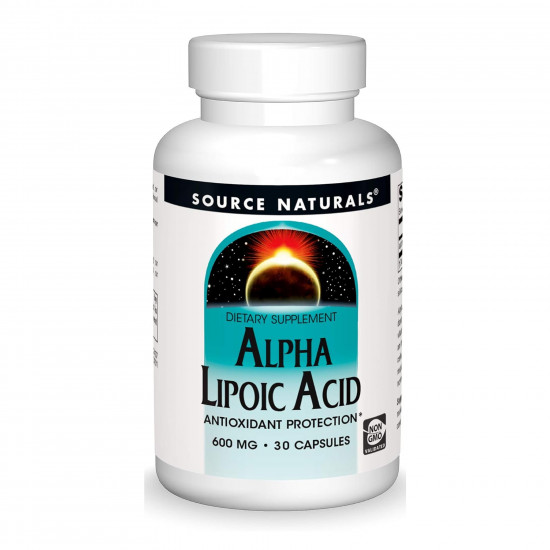 Source Naturals Alpha Lipoic Acid 600mg - 30 caps 2023-10-5894