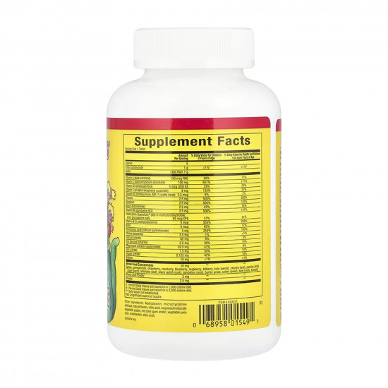 Natural Factors BigFriends Chewable Multivitamin & Minerals - 60 tabs 2023-10-6556