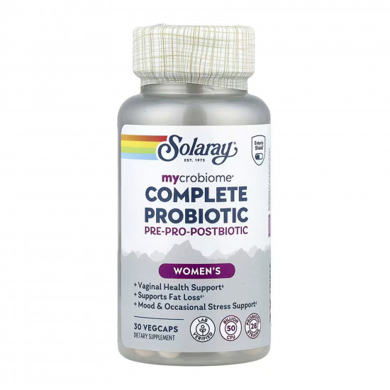 Solaray Complete Probiotic Women's - 30 vcaps 2024-11-0256