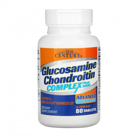 21st Century Glucosamine Chondroitin Complex Triple - 80 tabs 2023-10-7065
