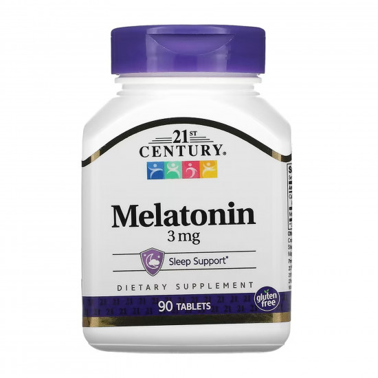 21st Century Melatonin 3 mg - 90 tabs 2023-10-7116