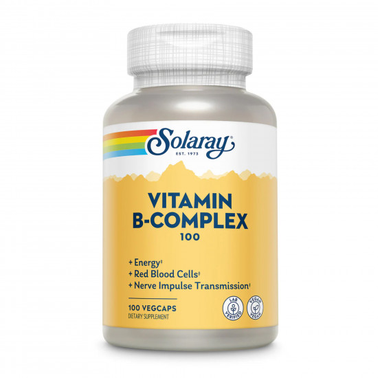 Solaray Vitamin B-Complex 100 - 100 vcaps 2023-10-2385