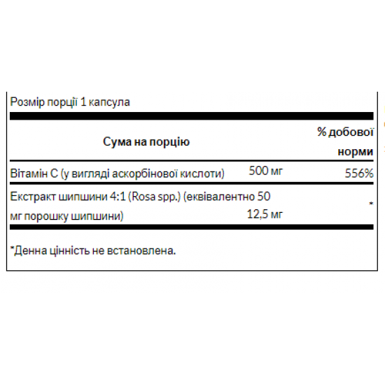 Now Foods Vitamin C with Rose Hips 500 mg - 100 caps (До 12.26) 2024-11-0380