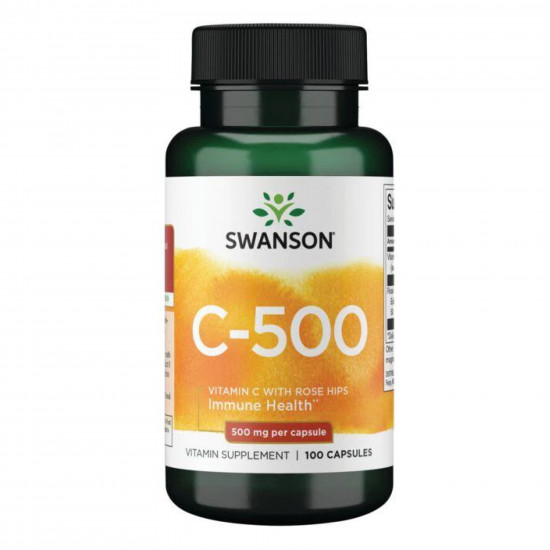 Now Foods Vitamin C with Rose Hips 500 mg - 100 caps (До 12.26) 2024-11-0380
