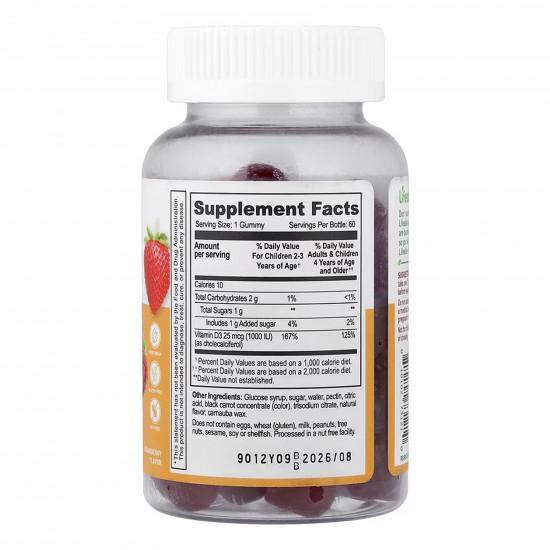 Lifeable Vitamin D Kids - 60 gummies 2023-10-7301