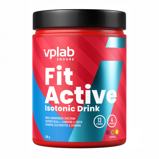 VPLab FitActive Isotonic Drink - 500g Tropical Fruit 2022-10-0493 VPLab FitActive Isotonic Drink - 500g Tropical Fruit 2022-10-0493