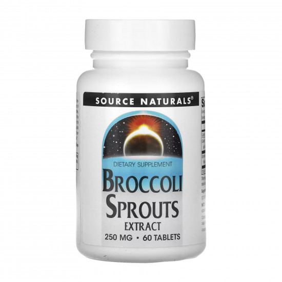 Source Naturals Broccoli Sprouts Extract 250mg - 60 tabs 2023-10-2689 Source Naturals Broccoli Sprouts Extract 250mg - 60 tabs 2023-10-2689