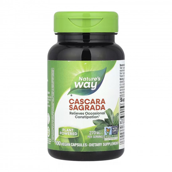 Nature's Way Cascara Sagrada - 100 vcaps 2023-10-6407