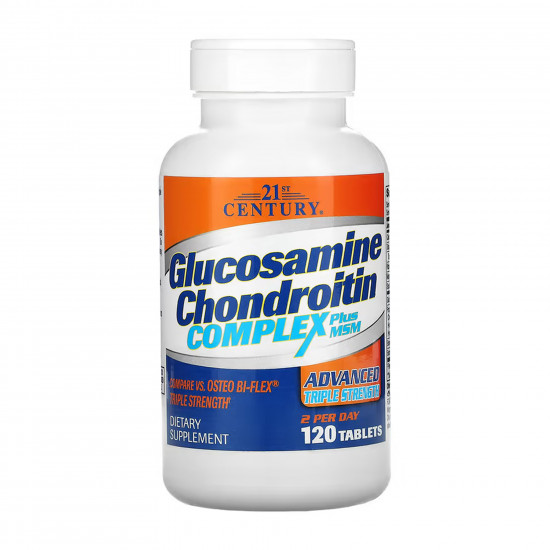 21st Century Glucosamine Chondroitin Complex Triple - 120 tabs 2023-10-7066