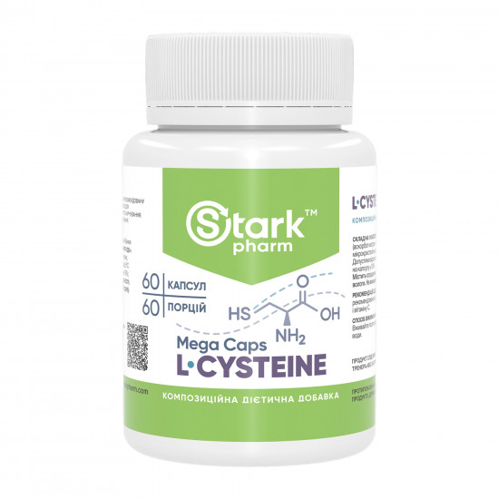 Stark Pharm L-Cysteine Mega caps 500 mg - 60 caps 2023-10-6917