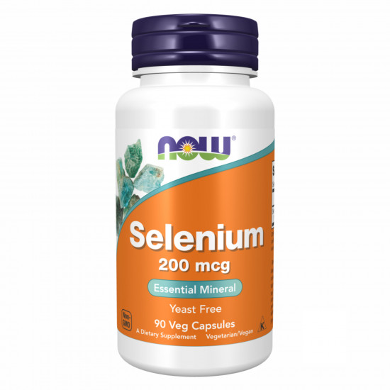 Now Foods Selenium 200 mcg - 90 vcaps 2022-10-0043 Now Foods Selenium 200 mcg - 90 vcaps 2022-10-0043