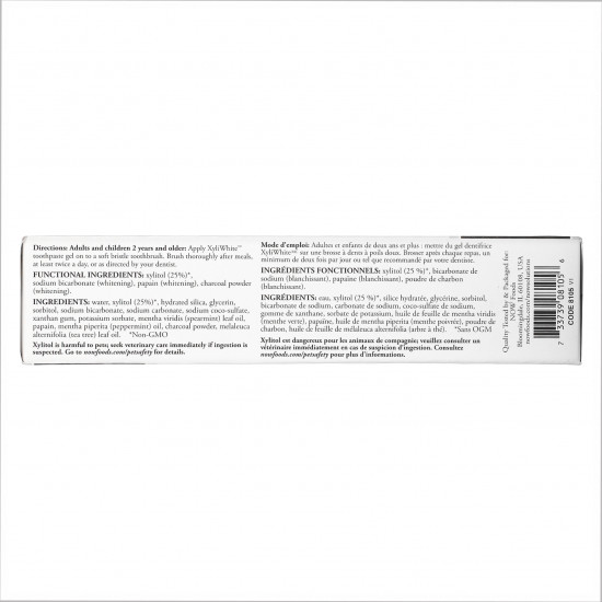 Now Foods Xyliwhite Charcoal Refresh Toothpaste - 6.4 oz 2022-10-0720