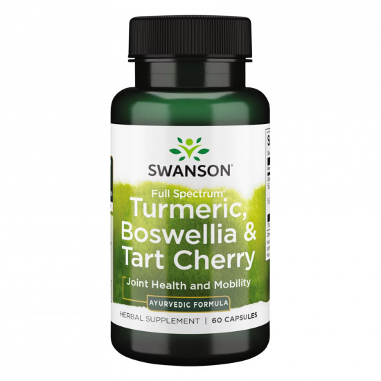 Swanson Turmeric Boswellia Tart Cherry - 60caps 100-95-8860529-20 Swanson Turmeric Boswellia Tart Cherry - 60caps 100-95-8860529-20