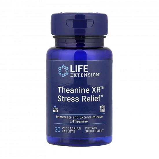Life Extension Theanine XR™ Stress Relief - 30 vegetarian tablets (До 12.26) 2024-11-0305