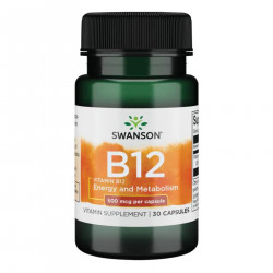 Vitamin B-12 500mcg - 30caps (Пошкоджена банка)