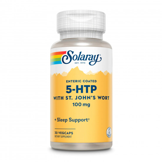 Solaray Guaranteed Potency 5-HTP + St. Johns 100mg - 30 vcaps 2022-10-1018 Solaray Guaranteed Potency 5-HTP + St. Johns 100mg - 30 vcaps 2022-10-1018