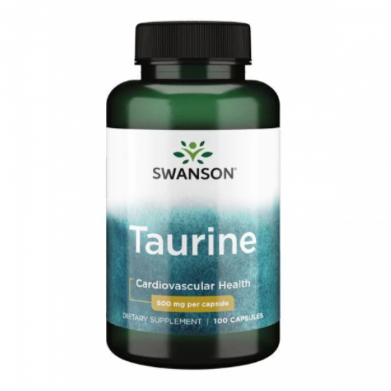 Swanson Taurine 500mg - 100caps 100-85-7185633-20