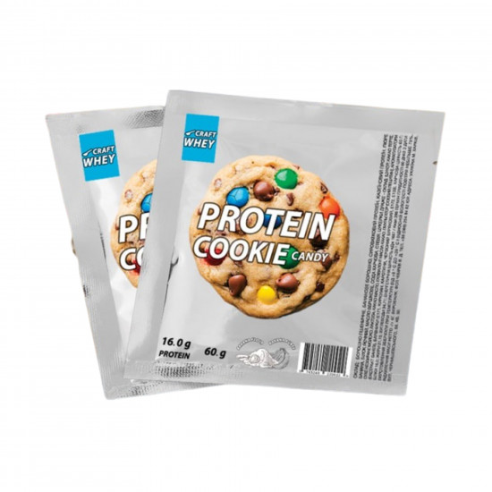 Craft Whey Protein Cookie - 60g Candy (Поштучно) 2022-09-1026 Craft Whey Protein Cookie - 60g Candy (Поштучно) 2022-09-1026
