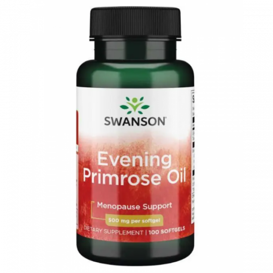 Swanson Evening Primrose Oil 500mg - 100 softgels 100-98-1275879-20 Swanson Evening Primrose Oil 500mg - 100 softgels 100-98-1275879-20