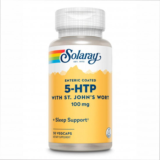 Guaranteed Potency 5-HTP + St. John's 100mg - 30 vcaps Guaranteed Potency 5-HTP + St. John's 100mg - 30 vcaps