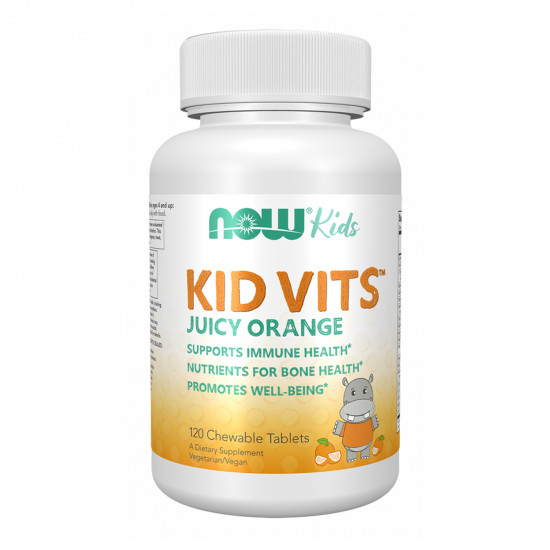 Now Foods Kid Vits™ Juicy Orange - 120 tabs 2023-10-5709