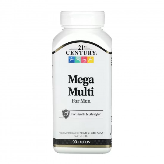 21st Century Mega Multi For Men - 90 tabs 2023-10-7118